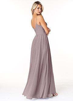 Azazie Lisbon Bridesmaid Dresses Dusk A-Line Sweetheart Neckline Chiffon Dress image2