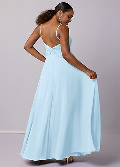Barbie ♥ Azazie Bridesmaid Dresses A-Line Chiffon Floor-Length Dress image6