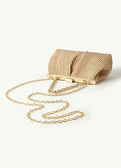 front Straw Woven Handbag