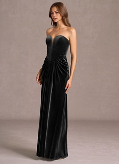 Sylvie Black Maxi Gown image3