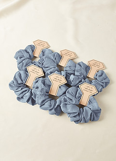 front Matching Color Bridesmaid Floral Burnout Over Size Scrunchie Set