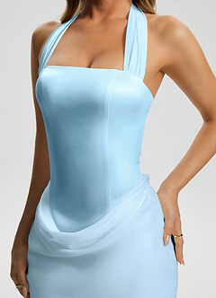 Phoenix Sky Blue Mini Dress image3