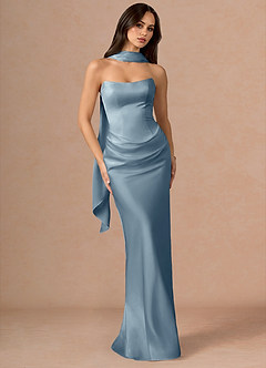 Valencia Cherry Red Vestido largo image3