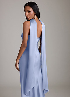 Azazie Saylor Brudtärnklänningar Klä av Sjöjungfru i Stretch Satin Axelbandslös Is image7