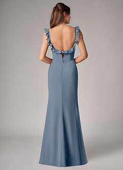Azazie Callie Bridesmaid Dresses Twilight Mermaid Side Slit Chiffon Convertible Dress image2