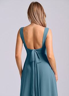 Azazie Beatrice Bridesmaid Dresses Bermuda A-Line Sweetheart Neckline Chiffon Dress image7