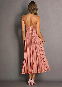 Robe Mi-Longue Corail Celene image3