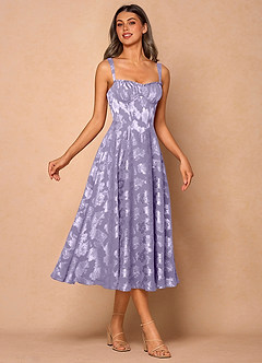 Midi jurk Sylvie Lila image5