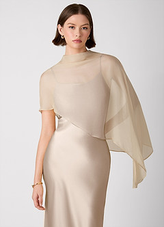 Crystle Maxi Klänning Taupe image3