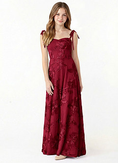 front Azazie Rosey Junior Formal Dress