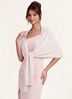 front Chal esponjoso de mezcla de mohair y lana