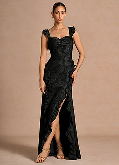 Barsha Black Maxi Dress image1