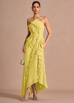 Hatsu Pastel Yellow Maxi Dress image3
