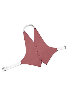 front Boy's Matte Satin Vest