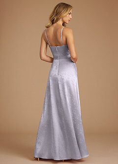 Azazie Sophia Bridesmaid Dresses Pebble Floral Jacquard A-Line Pleated Floral Jacquard Dress image2