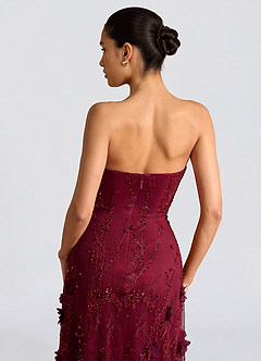 Fairuza Wine Maxi Dress image7