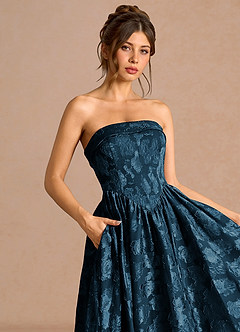 Sadie Navy Midi Dress image6