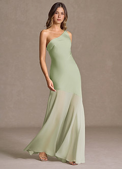 Vestido Verde Claro Largo Fatima image4