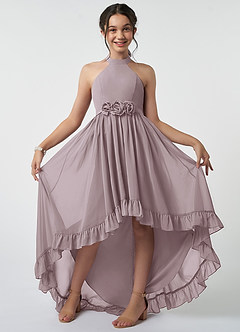 Azazie Hermione Junior Dusk A-Line Chiffon Dress image2