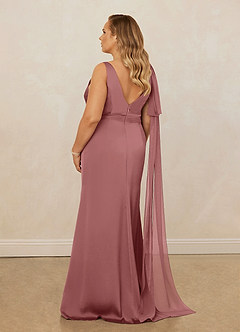 Christian Siriano Bridal for Azazie 1011 Robes de demoiselle d'honneur Robe Sirène en Satin extensible Arc Améthyste image12
