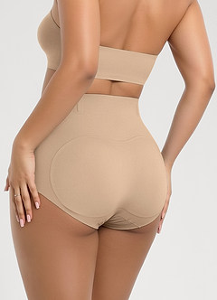 front Majtki modelujące bezszwowe z wkładką 3D Butt-Padding (modelujące brzuch i podnoszące pośladki)