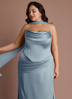 Sorrel Powder Blue Corset Two-Piece Sets image11