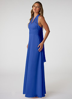 Azazie Fifi Bridesmaid Dresses A-Line Convertible Chiffon Floor-Length Dress image3