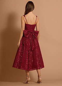 Romina Wine Midi Dress image2