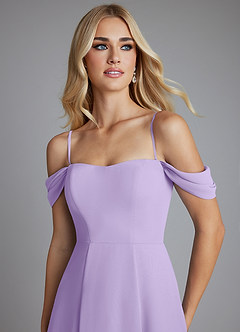 Azazie Seriana Suknie dla druhen Linia A Zza ramienia Szyfon Do ziemi Sukienka image7