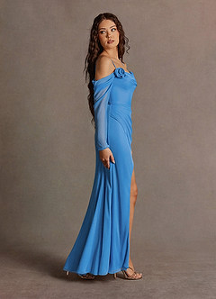 Alexandra Blue Jay Off Shoulder Maxi Dress image7