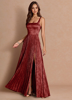 Tatiana Orange Red Maxi Dress image4