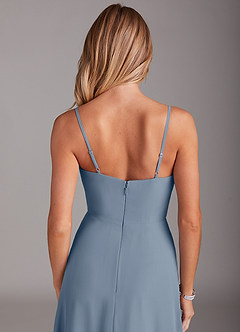 Azazie Breonna Final Sale Twilight A-Line Sweetheart Neckline Chiffon Dress image6