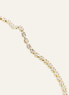 front Mini Marquise Crystal Tennis Bracelet