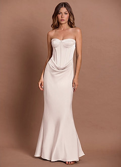 Vestido Crema Largo Lirielle  image2