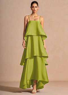Abito Maxi Verde Limone Itasca image3