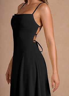 Maika Black Maxi Dress image6