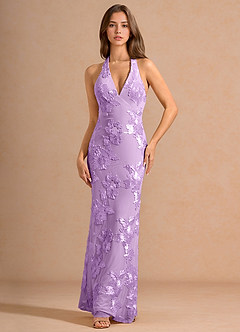 Robe Maxi Lilas Givré Dulcie image4