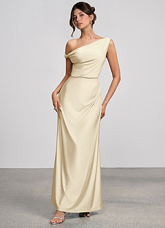 Vestido Champán Maxi Elowen image2