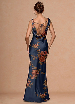 Florivel Navy Vintage Maxi Dress image2