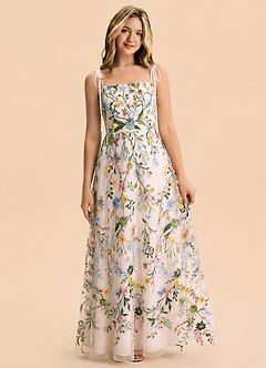 front Azazie Bridget Junior Formal Dress