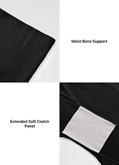front Wide X-Shaped Tummy Control Ultra-Thin Shapewear Shorts