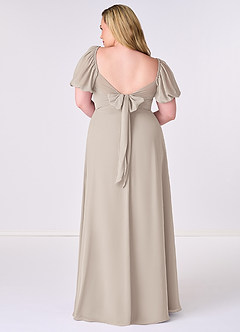 Barbie ♥ Azazie Bridesmaid Dresses Frost A-Line Pleated Chiffon Dress image8