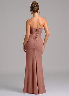 Azazie Sorrel Suknie dla druhen Syrena Gorset Szyfon Do ziemi Sukienka image2