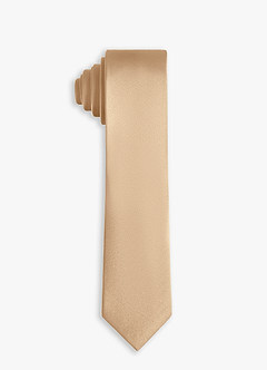 front Stretch Satin Skinny Tie and Pocket Square Set