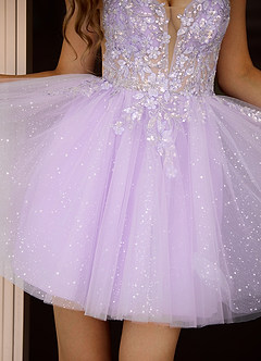 Incanto Purper Mini-jurk image8