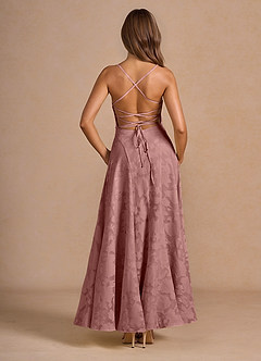 Irelia Light Pink Maxi Dress image2