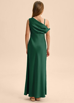 Azazie Emerson Junior Klä av Tubklänning i Stretch Satin Av axeln image2