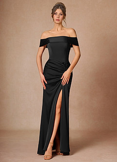 Robe Longue Noir Valora image1