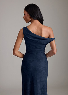 Azazie Emerson Suknie dla druhen Syrena Zza ramienia Kwiatowe wypalenie Do ziemi Sukienka image7