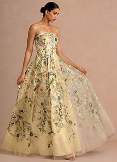 Evangeline 레몬 멀티 맥시 드레스 image3